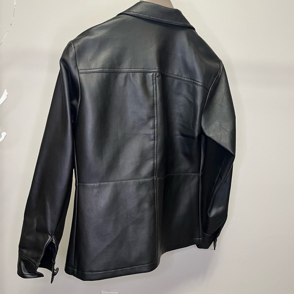 Vintage Vegan Leather Jacket - Picture 2 of 6
